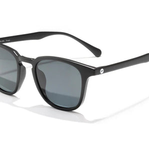 Tango by Sunski in black with Polarized Helio Lens and SuperLight recycled frame, stylish sunglasses with lifetime warranty for men and women