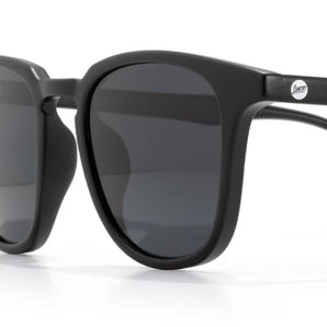 Tango sunglasses by Sunski in black with polarized Helio lenses and SuperLight recycled frames, stylish for men and women