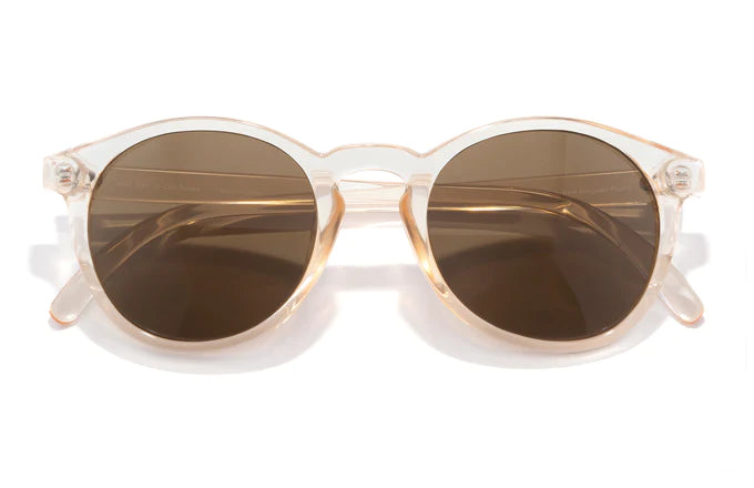 Dipsea by Sunski in clear and brown round frame sunglasses blending urban style with outdoor spirit for men and women accessories