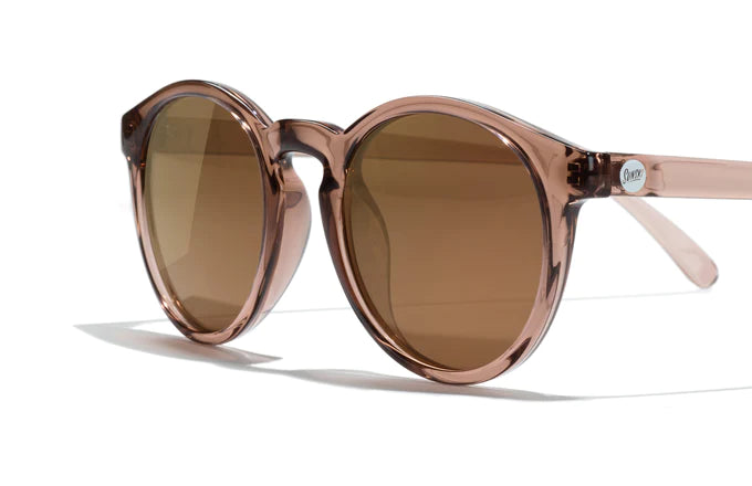 Dipsea by Sunski in translucent brown round frame sunglasses blending urban style with outdoor spirit for men and women accessories