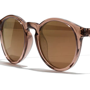 Dipsea by Sunski in translucent brown round frame sunglasses blending urban style with outdoor spirit for men and women accessories