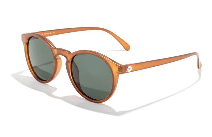 Dipsea by Sunski in amber with round frames, stylish unisex sunglasses blending urban design with outdoor spirit for everyday use