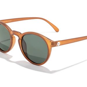 Dipsea by Sunski in amber with round frames, stylish unisex sunglasses blending urban design with outdoor spirit for everyday use