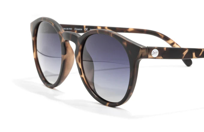 Dipsea by Sunski in tortoise with round frames, durable sunglasses blending city style and outdoor spirit for men and women