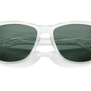 Headland clear frame sunglasses by Sunski in rectangular wayfarer shape with medium fit, designed for men and women outdoor use