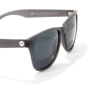 Headland by Sunski in translucent dark grey, classic rectangular wayfarer sunglasses with medium fit for outdoor and casual use