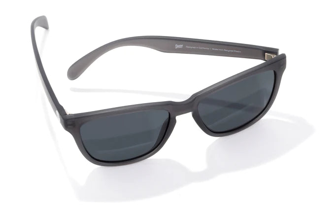 Headland by Sunski in black medium rectangular wayfarer sunglasses designed for men and women with classic outdoor style