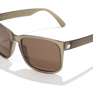 Kiva by Sunski in translucent brown oversized rectangular frame with keyhole nose bridge, durable unisex sunglasses for outdoor style