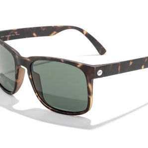 Kiva by Sunski in tortoise color oversized rectangular sunglasses with keyhole nose bridge, classic sport style for weekend wear