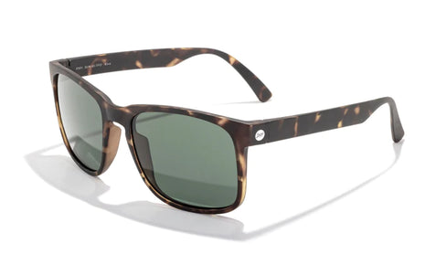 Kiva by Sunski in tortoise color oversized rectangular sunglasses with keyhole nose bridge, classic sport style for weekend wear