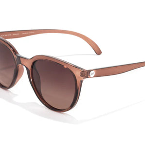 Makani by Sunski in brown with cat eye shape, polarized lenses, and lightweight recycled frames for all-day comfort and bold style
