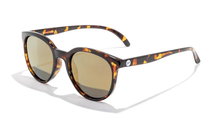 Makani by Sunski in tortoise with polarized lenses and SuperLight recycled frames, cat eye sunglasses for all-day comfort and style