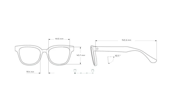 Miho by Sunski in white, nature-inspired colorway with timeless curved frame, stylish glasses for beach, brunch, and everyday wear