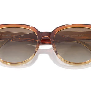 Miho by Sunski in amber and yellow with gradient lenses, stylish sunglasses inspired by nature for beach and casual wear