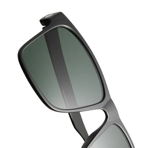 Puerto by Sunski in black with SuperLight recycled frames and polarized lenses for full coverage sun protection and all-day comfort