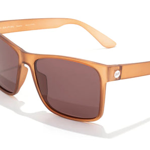 Puerto by Sunski in tan with polarized lenses, SuperLight recycled sport frame offering full sun protection and all-day comfort