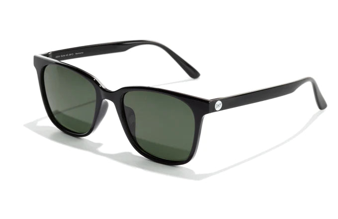 Ventana by Sunski in black with classic square frame, versatile unisex sunglasses for everyday wear and stylish outdoor protection