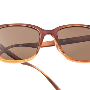 Ventana by Sunski in brown gradient with classic square frame, versatile sunglasses for men and women, ideal for any occasion