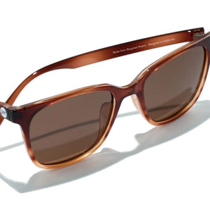 Ventana by Sunski in brown gradient classic square frame sunglasses with simple lines for versatile men and women accessories
