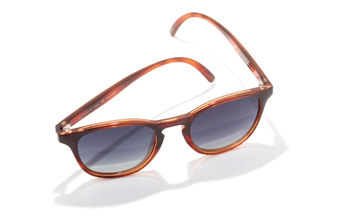 Yuba by Sunski in brown tortoise with polarized lenses, SuperLight recycled frame, unisex sunglasses for outdoor use and daily wear