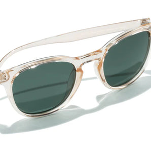 Yuba by Sunski in clear frame with polarized SuperLight lenses, stylish unisex glasses ideal for outdoor use and everyday wear