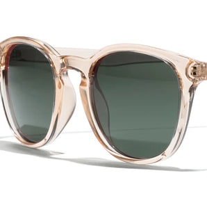 Yuba by Sunski in translucent light brown with polarized lenses and SuperLight Recy frame, stylish unisex sunglasses for outdoor use