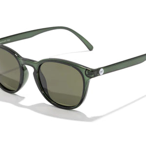 Yuba by Sunski in green translucent frame with polarized lenses lightweight unisex sunglasses ideal for outdoor use