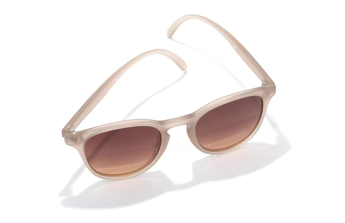 Yuba by Sunski in beige with polarized lenses and SuperLight recycled frame, unisex glasses ideal for everyday outdoor use