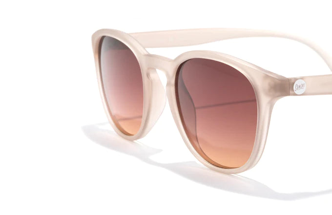 Yuba by Sunski in light beige with polarized lenses and SuperLight Recy frame, stylish unisex glasses for everyday outdoor use