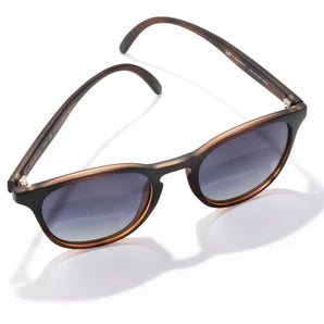 Yuba by Sunski in brown and black with polarized lenses, lightweight recycled frame, stylish unisex glasses ideal for everyday wear
