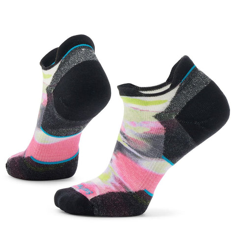 Run Targeted Cushion Brushed Print Low Ankle Socks - Women