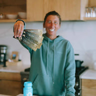 Recovery Birthday Cake (Limited Editon) by Tailwind in beige packaging, nutrition mix for running recovery and endurance support