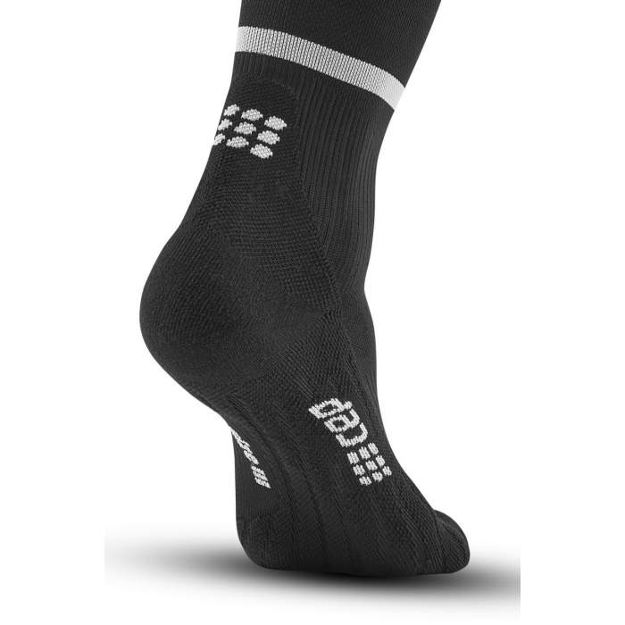 Run Compression Socks Tall - Men by CEP Sports in black with targeted medi compression to reduce muscle vibrations and improve nutrient supply for running