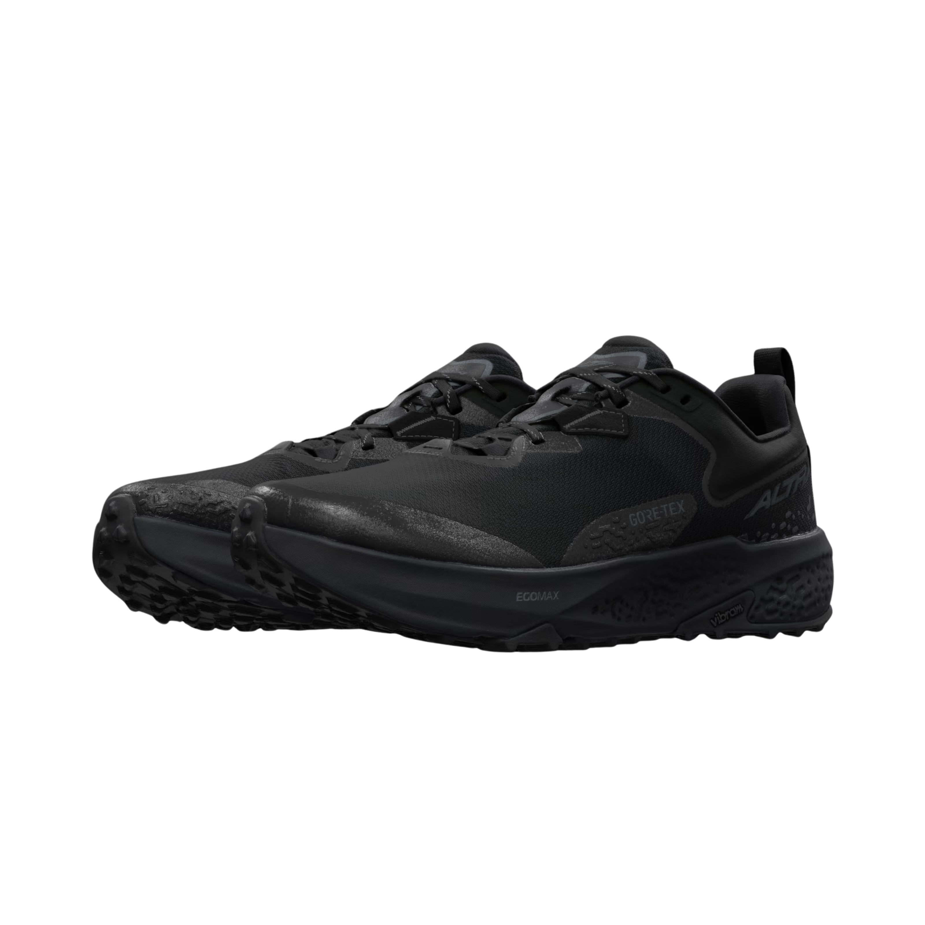 Timp 6 GTX - Men by Altra Footwear in black with waterproof GORE-TEX upper and Vibram outsole for lightweight trail running and hiking protection