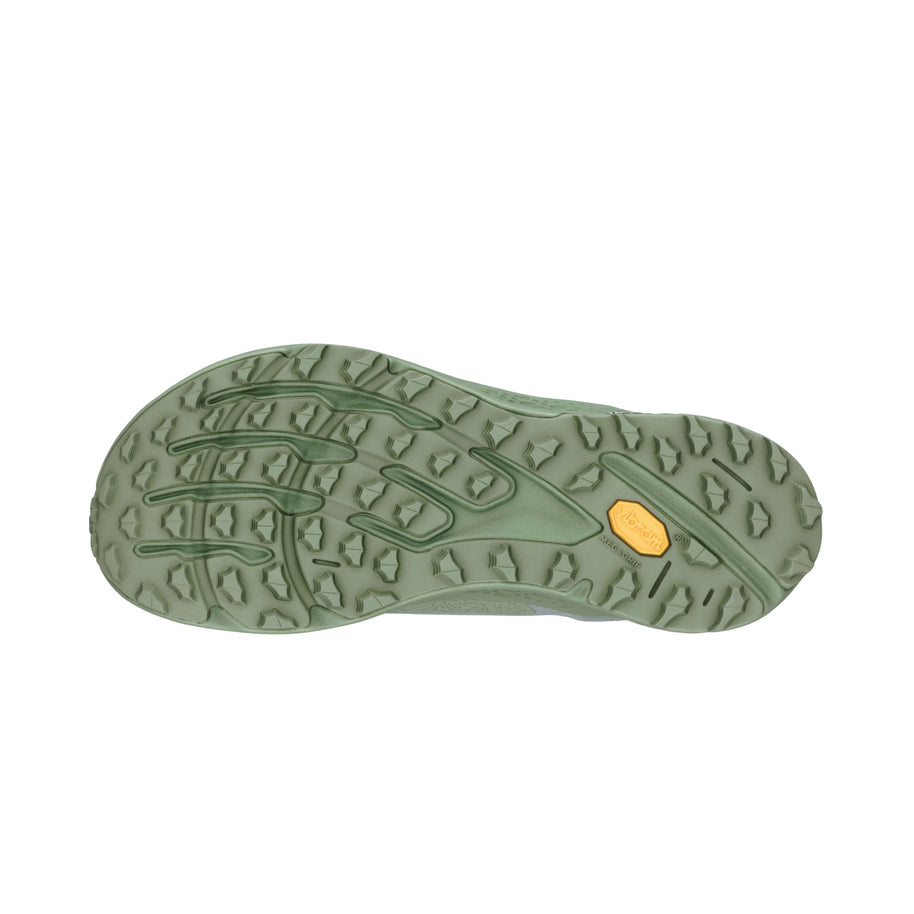 Timp 6 GTX - Women by Altra Footwear in green with Vibram outsole, waterproof breathable trail running shoe for rugged outdoor use