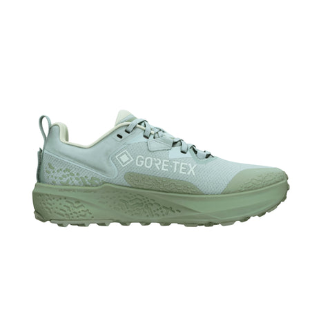 Timp 6 GTX - Women by Altra Footwear in light green with waterproof GORE-TEX upper and Vibram outsole for lightweight trail protection