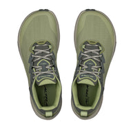 Timp 6 - Men by Altra Footwear in olive green with soft rolled mesh upper and sticky outsole for trail running durability and grip