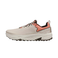 Timp 6 - Men by Altra Footwear in beige and coral with sticky outsole and soft rolled mesh upper for durable trail running and rugged terrain