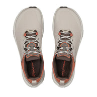 Timp 6 - Men by Altra Footwear in beige and orange with soft rolled mesh upper and sticky outsole for durable trail running and hiking