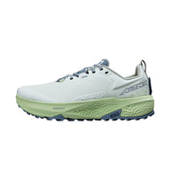 Timp 6 - Women by Altra Footwear in light green and white with sticky outsole and soft rolled mesh upper for durable trail running and hiking