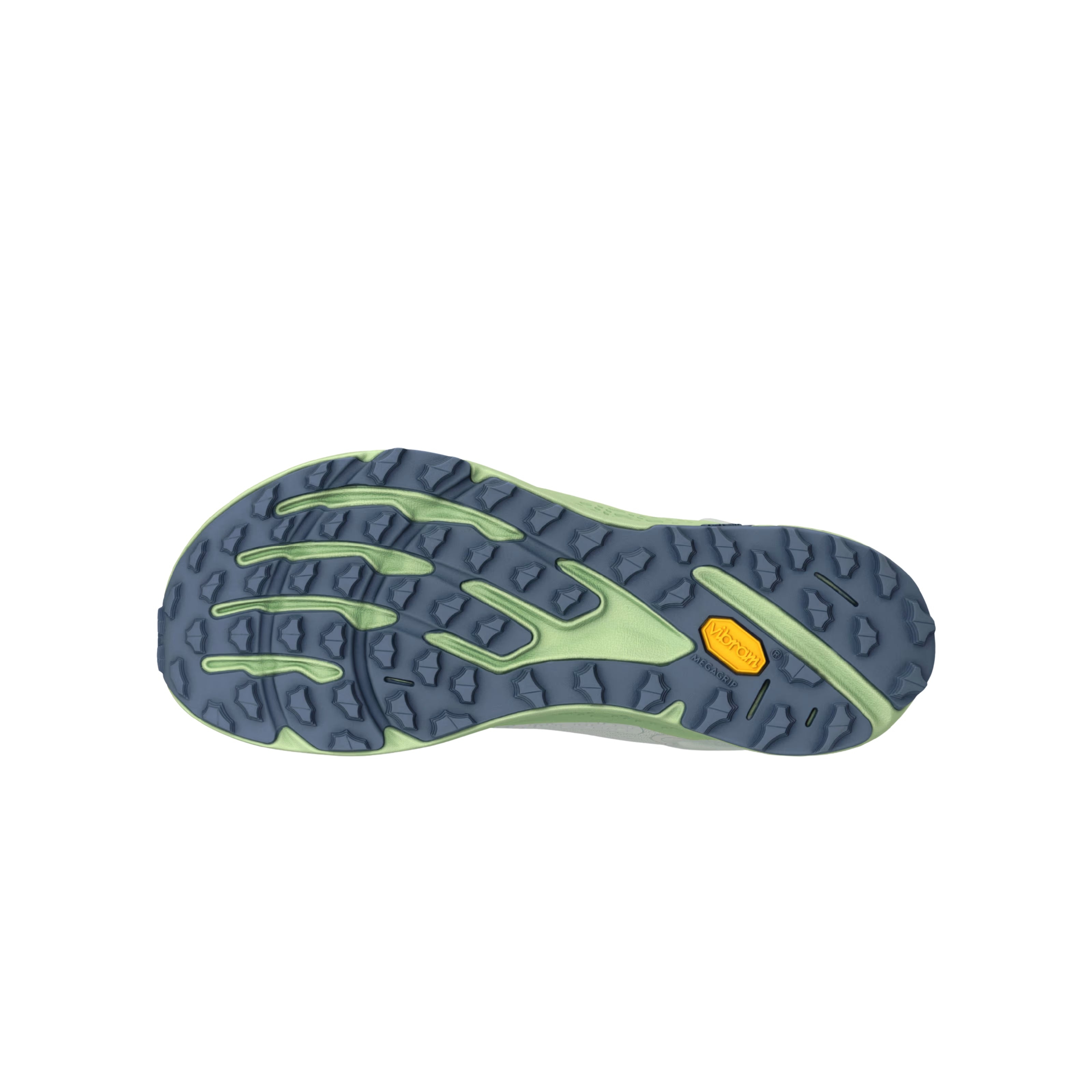 Timp 6 - Women by Altra Footwear in green and blue with redesigned sticky outsole for durable traction on rugged trail running terrain