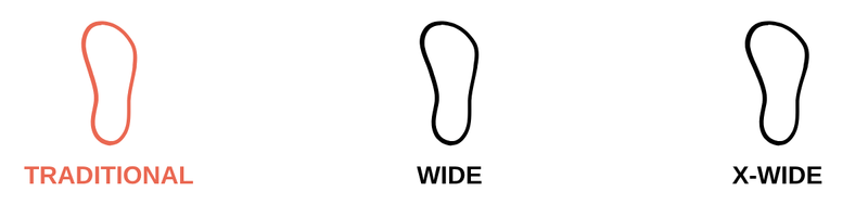 Toe box: Traditional