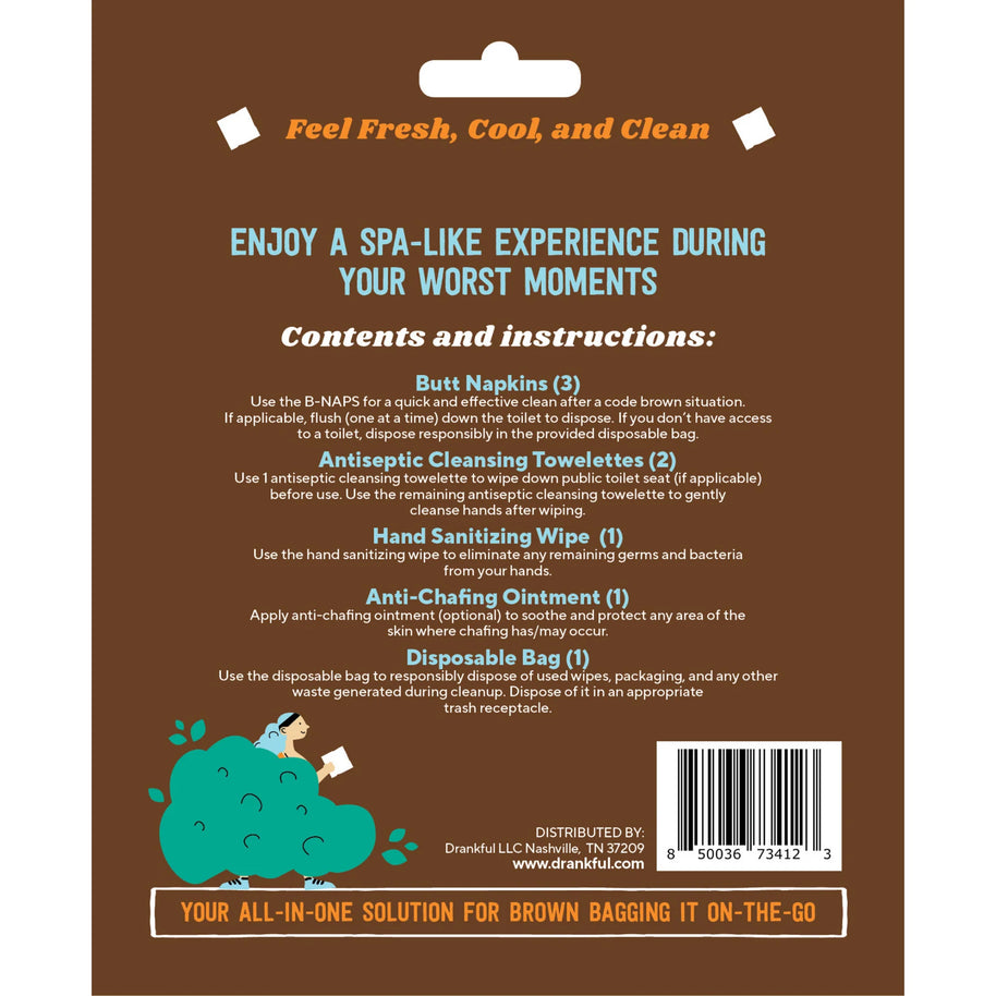 Butt Napkins The Code Brown Bag