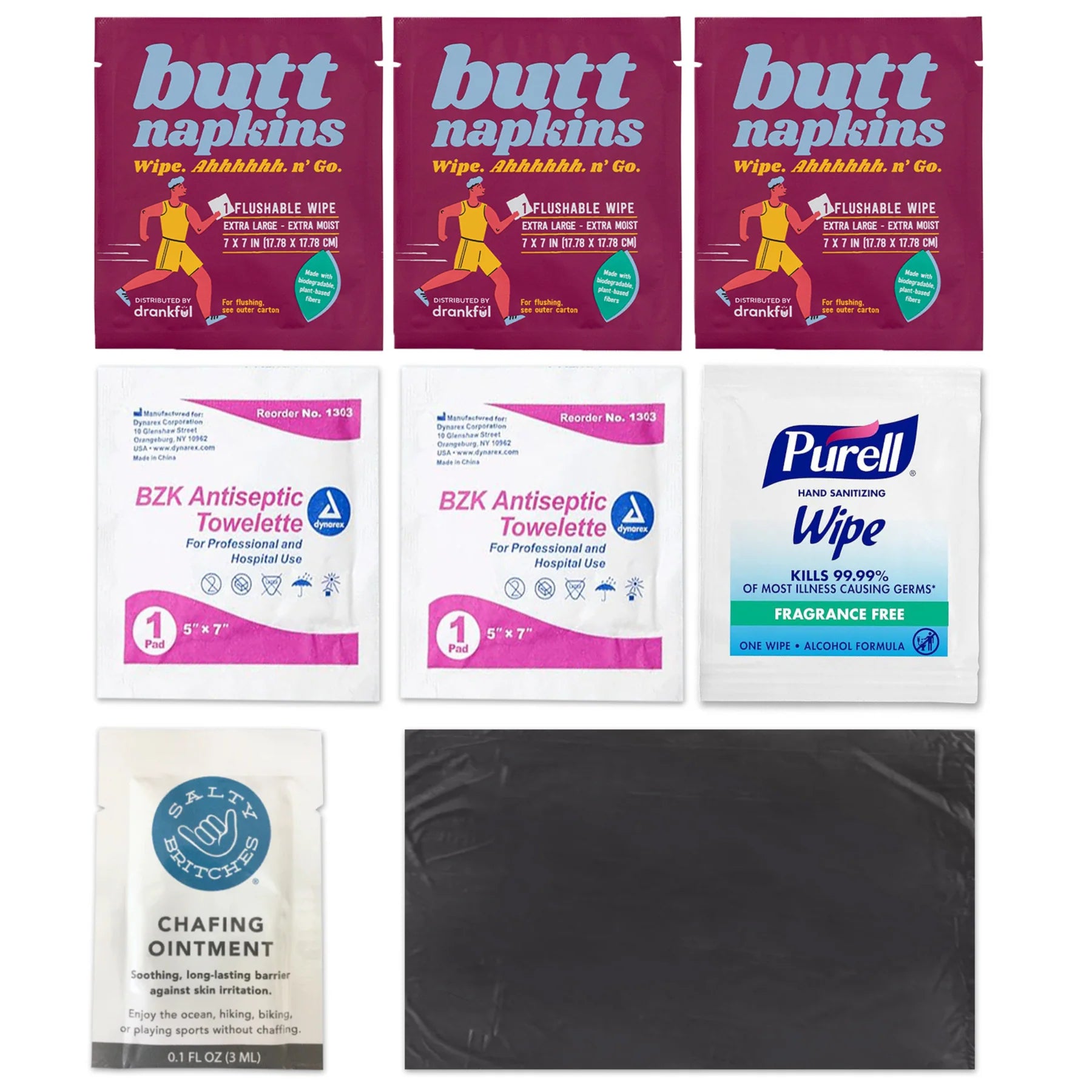 Butt Napkins The Code Brown Bag