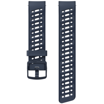 PACE Pro Silicone Band by Coros in dark blue, 22mm quick release silicone strap with snug, comfortable fit for all activities
