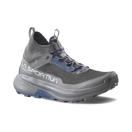 Prodigio Hike GTX - Men by La Sportiva in grey and blue, lightweight durable hiking shoe for mountain terrain and efficient movement