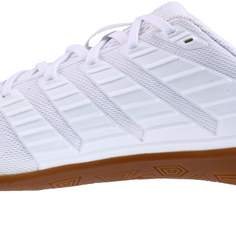 Inov8 Bare-XF V2 Wide women's training shoe in White/Gum, inner side view of white mesh upper