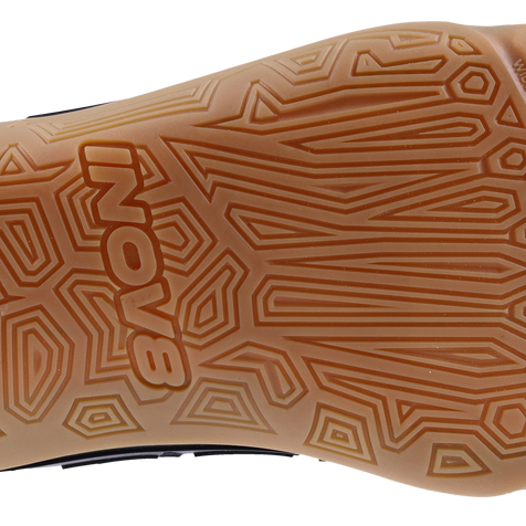 Inov8 Bare-XF V2 Wide women's training shoe in Black/Gum, gum rubber outsole with Inov8 logo