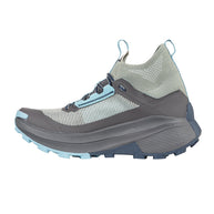 Prodigio Hike GTX - Women by La Sportiva in grey and light blue, durable waterproof hiking shoe for mountain terrain and efficient movement