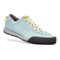 Prime Shoes - Women - FINAL SALE by Black Diamond in light blue and yellow suede, durable and comfortable shoe with weather resistance for lifestyle use